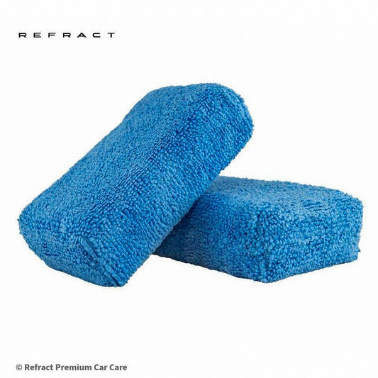 Refract Premium Car Care Products Microfiber Applicator Wax & Sealant Pads - Twin Pack $11.95