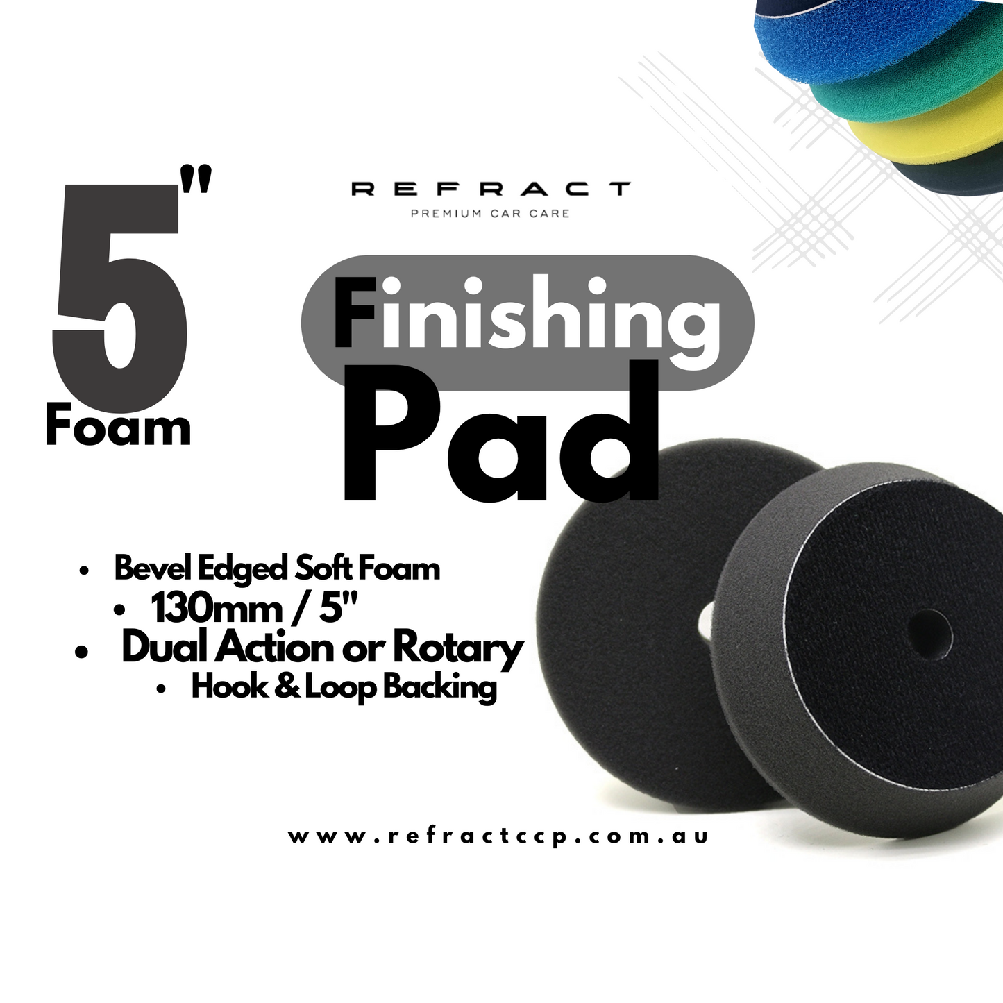 Black Foam Finishing Pads