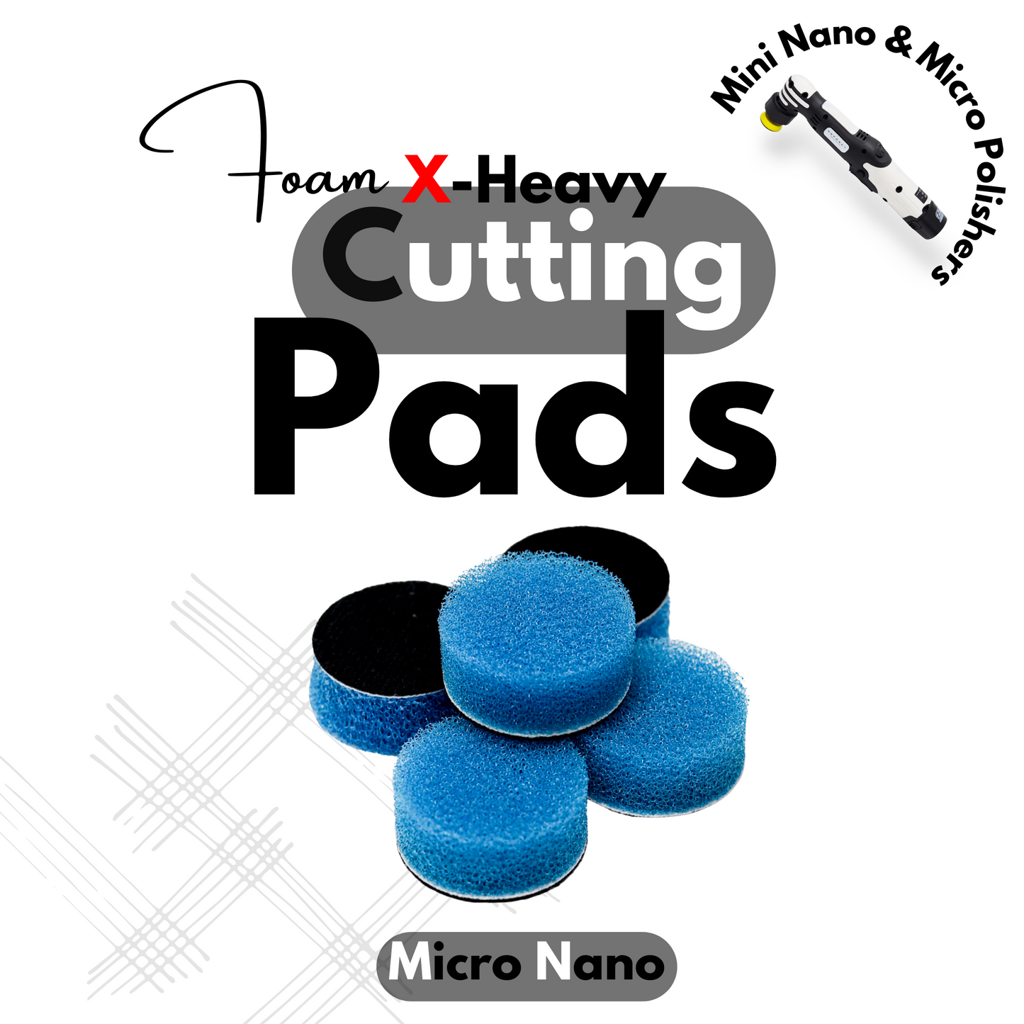 Blue Foam X-Heavy Cutting Pads - Open Cell