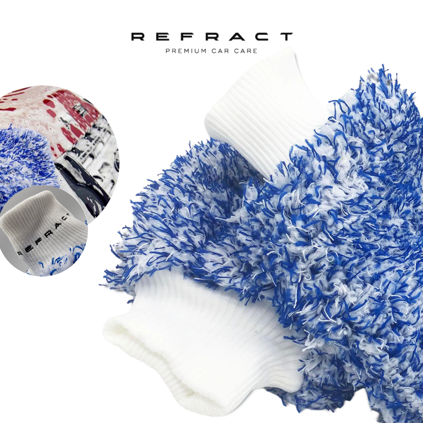 REFRACT Microfiber Wash Mitt