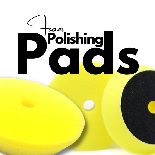 Yellow Foam Polishing Pads -  Quick Gloss / One-Step / Refinements