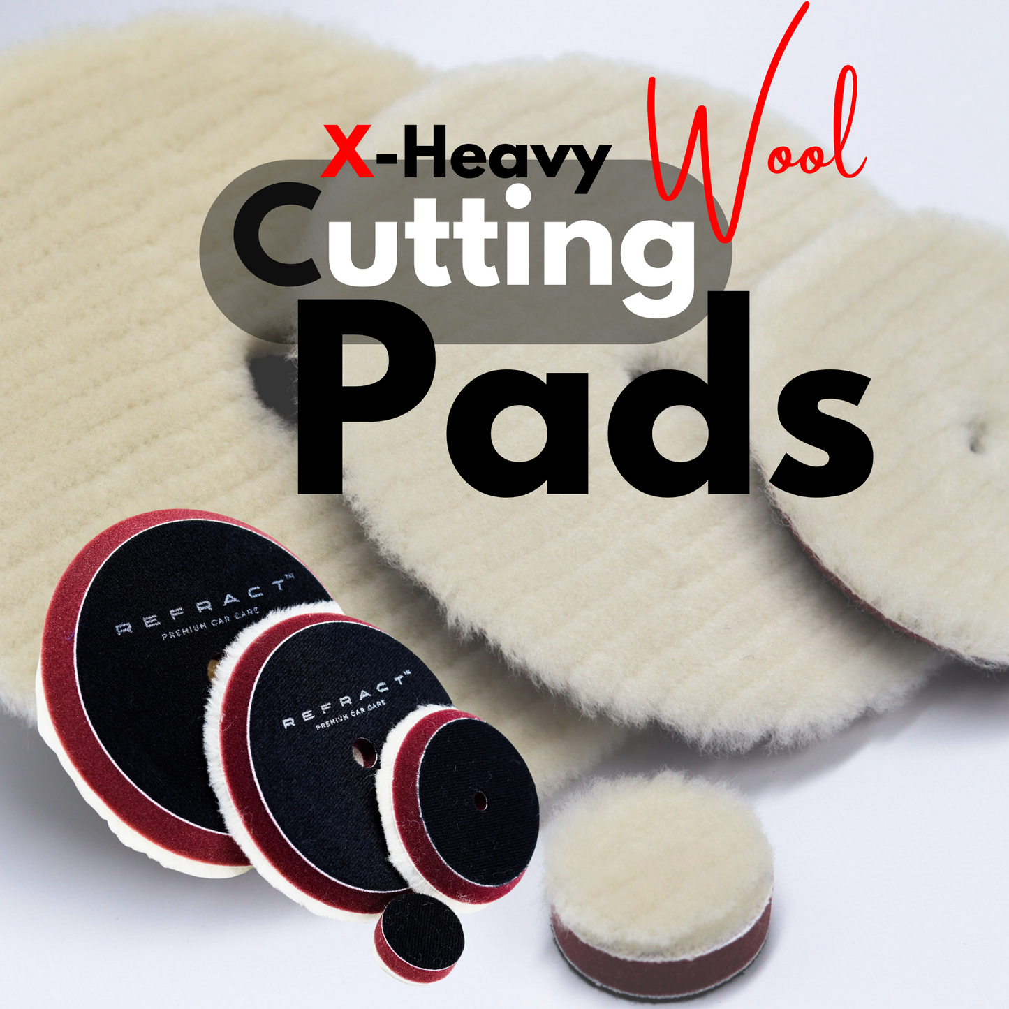 X-Heavy Twisted Wool Cutting Pads - Swirlkillers