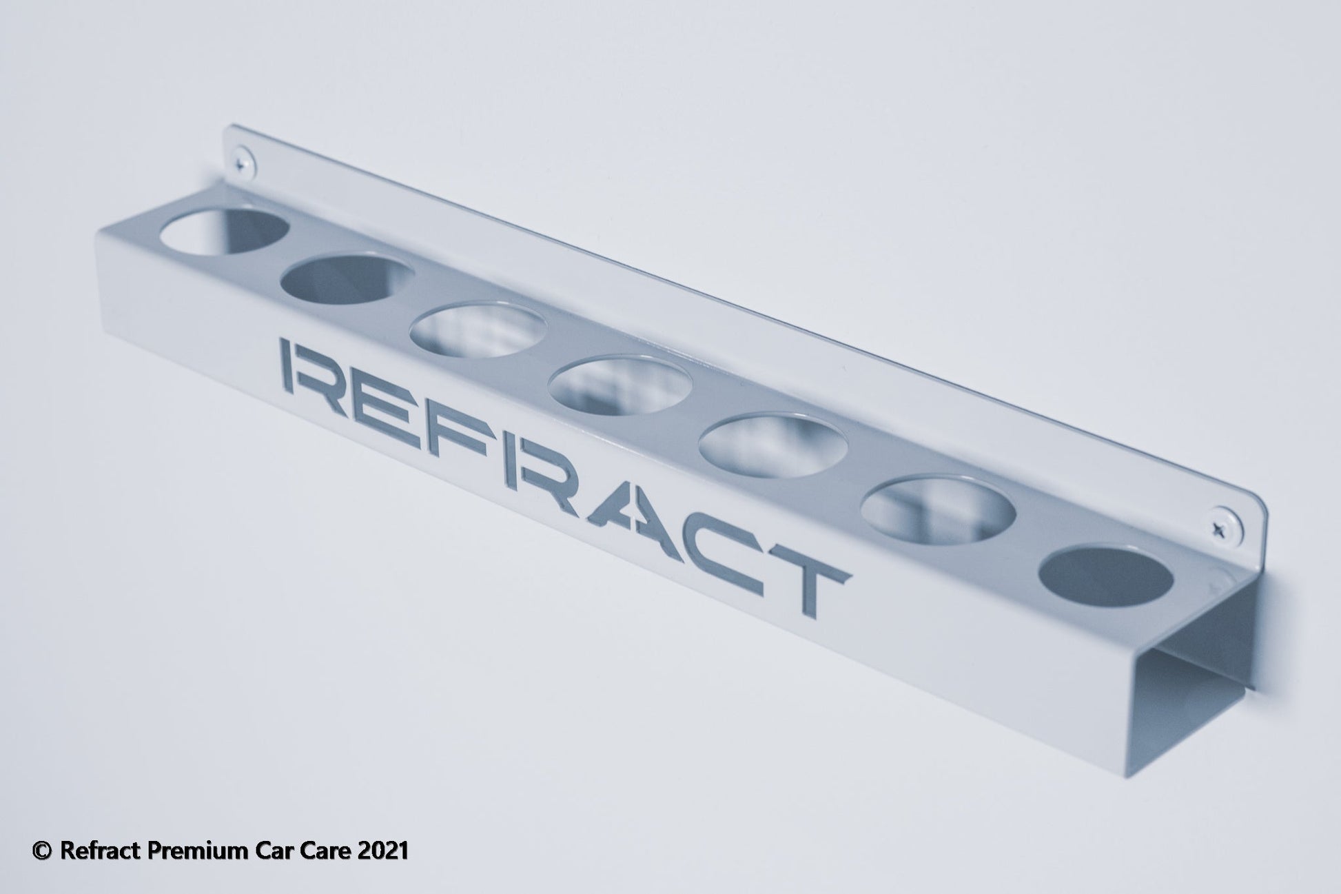 Refract Premium Car Care Products Refract Ceramic Coating Bottle Holder Garage Wall Storage Holder $49.95