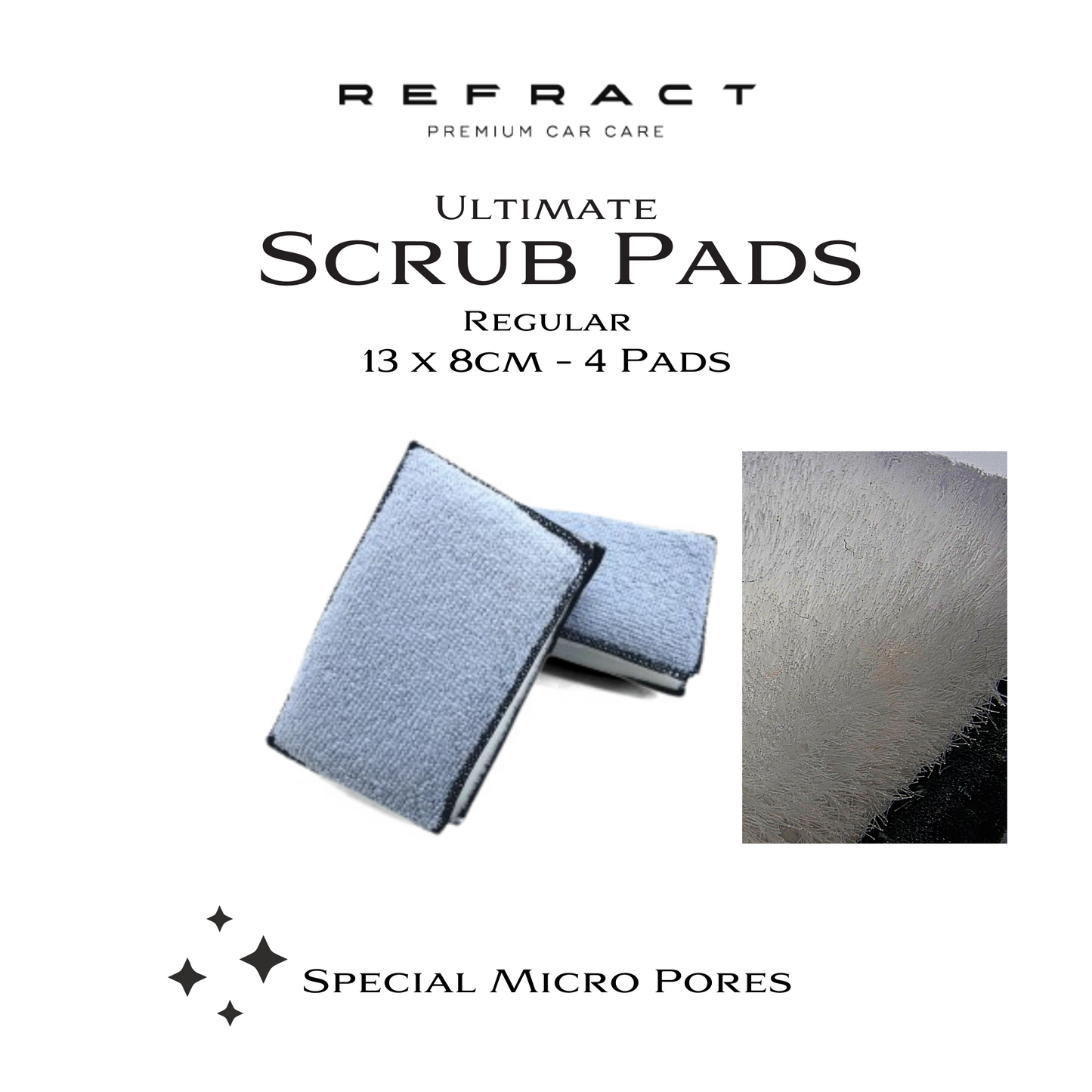 Pro Scrub Pad Packs - Micro Bristle