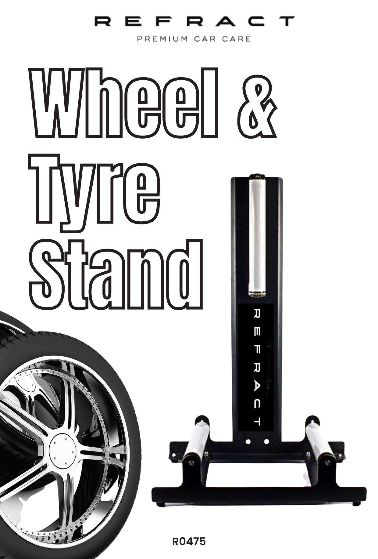 REFRACT Pro Wheel & Tyre Cleaning & Coating Rotating Stand
