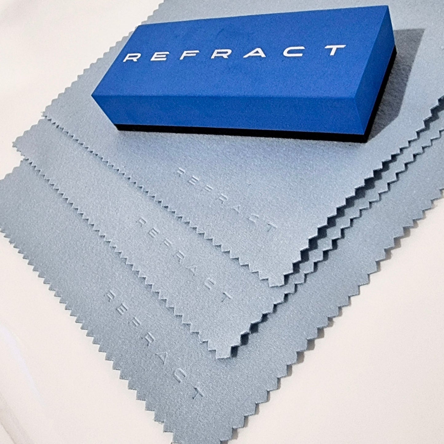Refract Premium Car Care Products REFRACT Microfiber Suede Coating Applicator Towel Pack $12.95